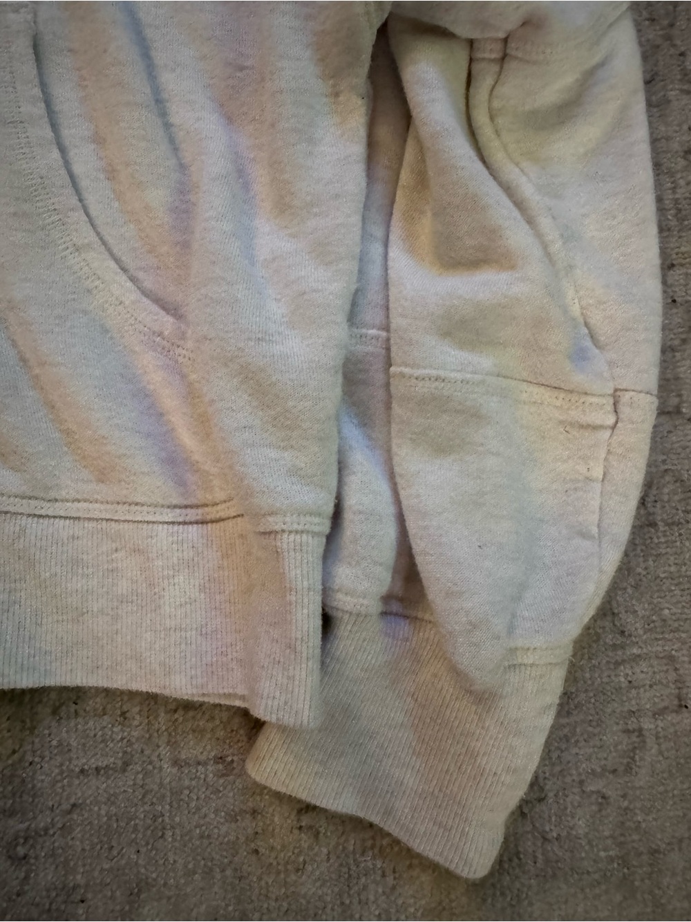 OFFLINE By Aerie Keep It 100 Terry Full Zip Hoodie, Heathered Frost - Picture 6 of 14